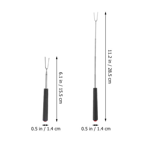 Skewers Barbecue Forks Assorted Color 4pcs For Barbecue 2