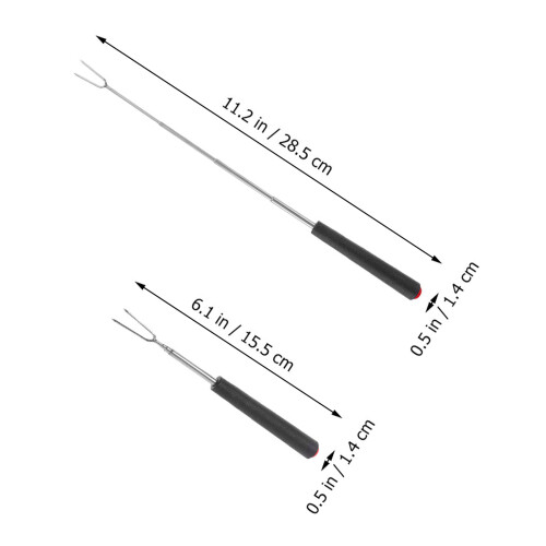 Skewers Barbecue Forks Assorted Color 4pcs For Barbecue 1