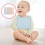Muslin Burping Cloths Towel White 3pcs 4
