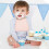 Muslin Burping Cloths Towel White 3pcs 9