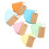 6 Pcs Little Notebook Ring Notes Pads Notepads Mini Journal Binder 4
