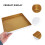 Nonstick Golden Square Pizza Baking Pan Durable Aluminum Bakeware 6