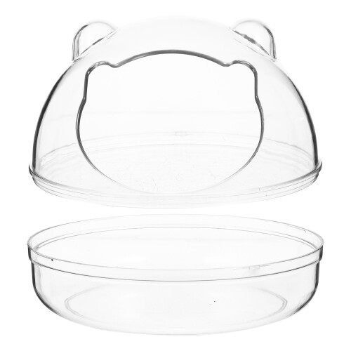 Hamster Portable Box Hamster Sand Bath Bowl Compact Design 1set