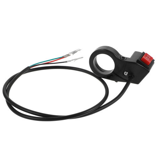 Offroad Riding Motorcycle Handlebar Switch Black Plastic 1set