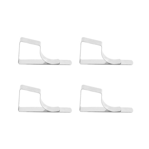 10 Pcs Tablecloth Clip Holder Clips Clamps Tablecloths Silver