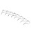 10 Pcs Tablecloth Clip Holder Clips Clamps Tablecloths Silver 4