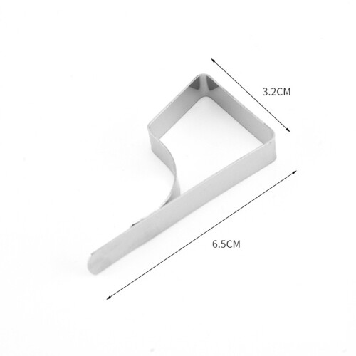 10 Pcs Tablecloth Clip Holder Clips Clamps Tablecloths Silver 1