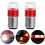2 Pcs Motorcycle Brake Light Headlight Motorcycles Bulb Red 10