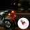 2 Pcs Motorcycle Brake Light Headlight Motorcycles Bulb Red 11