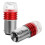 2 Pcs Motorcycle Brake Light Headlight Motorcycles Bulb Red 5