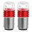 2 Pcs Motorcycle Brake Light Headlight Motorcycles Bulb Red 1