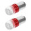 2 Pcs Motorcycle Brake Light Headlight Motorcycles Bulb Red 4