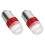 2 Pcs Motorcycle Brake Light Headlight Motorcycles Bulb Red 3