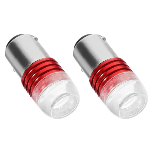 2 Pcs Motorcycle Brake Light Headlight Motorcycles Bulb Red 2
