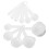 Kitchen Measuring Spoons 1 Set For Home Users White 6
