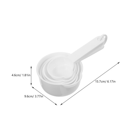 Kitchen Measuring Spoons 1 Set For Home Users White 1