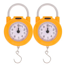 Fishing Scale Device Compact Yellow 1 Pair