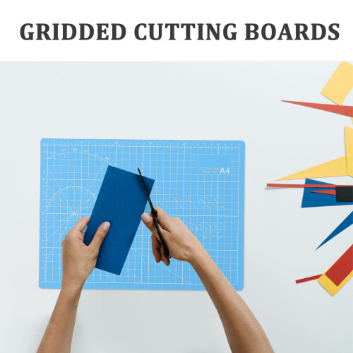 4 Pcs Cutting Board Patchwork Scrapbook Tools Multifunction Pvc 1