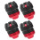Motorcycle Front Fork Frame Sliders Red Aluminum Alloy 4pcs 7
