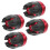 Motorcycle Front Fork Frame Sliders Red Aluminum Alloy 4pcs 10