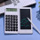 Foldable 6 Inch LCD Writing Tablet with Stylus - Multi-Function Digital Calculator 2