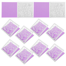 10 Pcs Birthday Hollow Greeting Card Butterfly Invitation For Girl