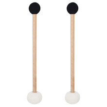 2 schlägel für singing bowl, /filz, doppelseitig