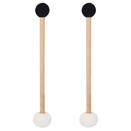 2 schlägel für singing bowl, /filz, doppelseitig