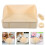 Plastic Bunny Container Litter Box White Plastic 1set 4