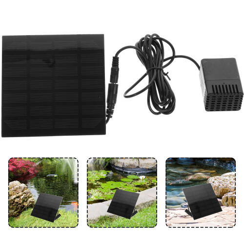 Solar Pumps For Ponds Solar Fountain Pump Black Plastic 1pack 2