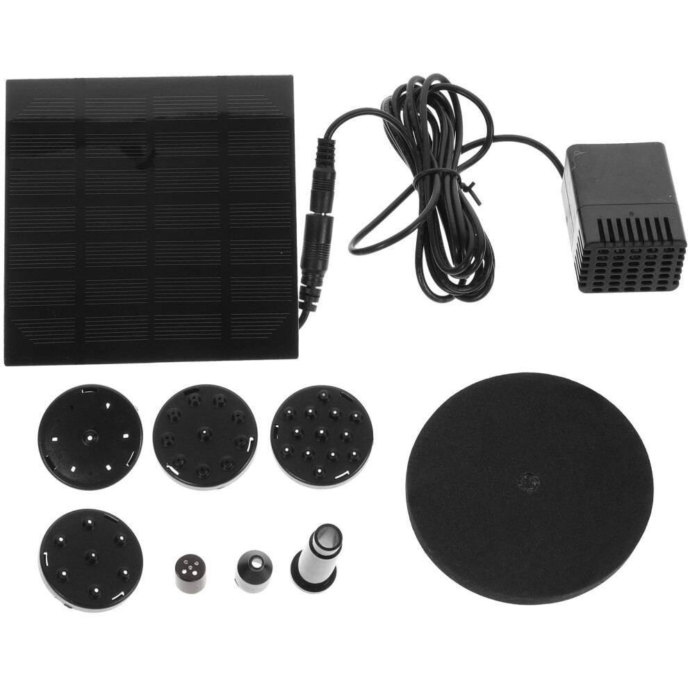 Solar Pumps For Ponds Solar Fountain Pump Black Plastic 1Pack 3171601242698