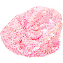 Sequined Beret Women'S Miss Sparkly Hat Hats For Girls Glitter Cap