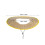 Mlins 2 Pcs Hard Hat Brim Work Man 44.00x20.00x0.50cm Beige 2