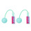 Indoor Jump Rope With Ropeless Design Pvc 1 Pair 5