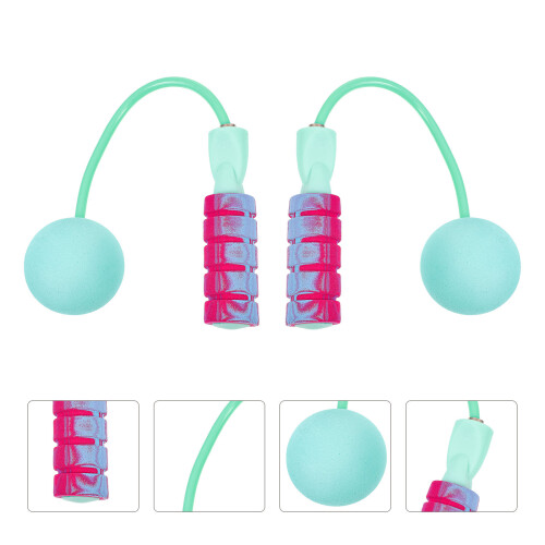 Indoor Jump Rope With Ropeless Design Pvc 1 Pair 2