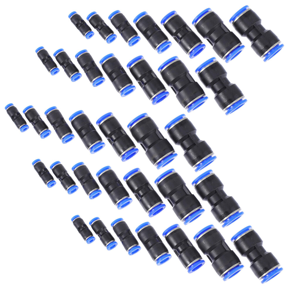 35Pcs Pneumatic Connector Fittings Pe For Professional Users 3171601259962