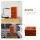 Wooden Storage Grinder Automatic Ladder Office Light Brown 10