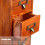 Wooden Storage Grinder Automatic Ladder Office Light Brown 7
