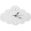 Wall Clock For Kitchen 1pack Silent White Wooden 2