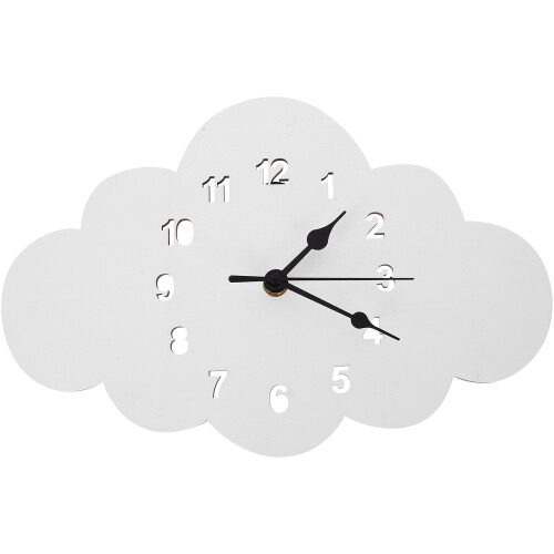 Wall Clock For Kitchen 1pack Silent White Wooden 1