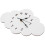 Wall Clock For Kitchen 1pack Silent White Wooden 8