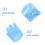 Gelbe Kinderhandschuhe Satin Light Blue 1 Pair 9