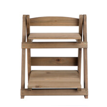 Yuangui 2-Tier Planter Pot Holder Shelf For Home/Office/Coffee