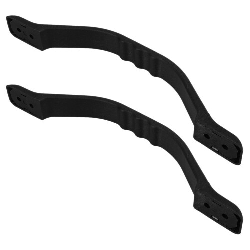 2Stk Schwarze Nylon Haltegriffe Für Tür Vielseitig