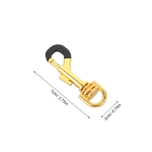 5pcs Metal Strap Locks Golden For Instrument Accessory Hook 2