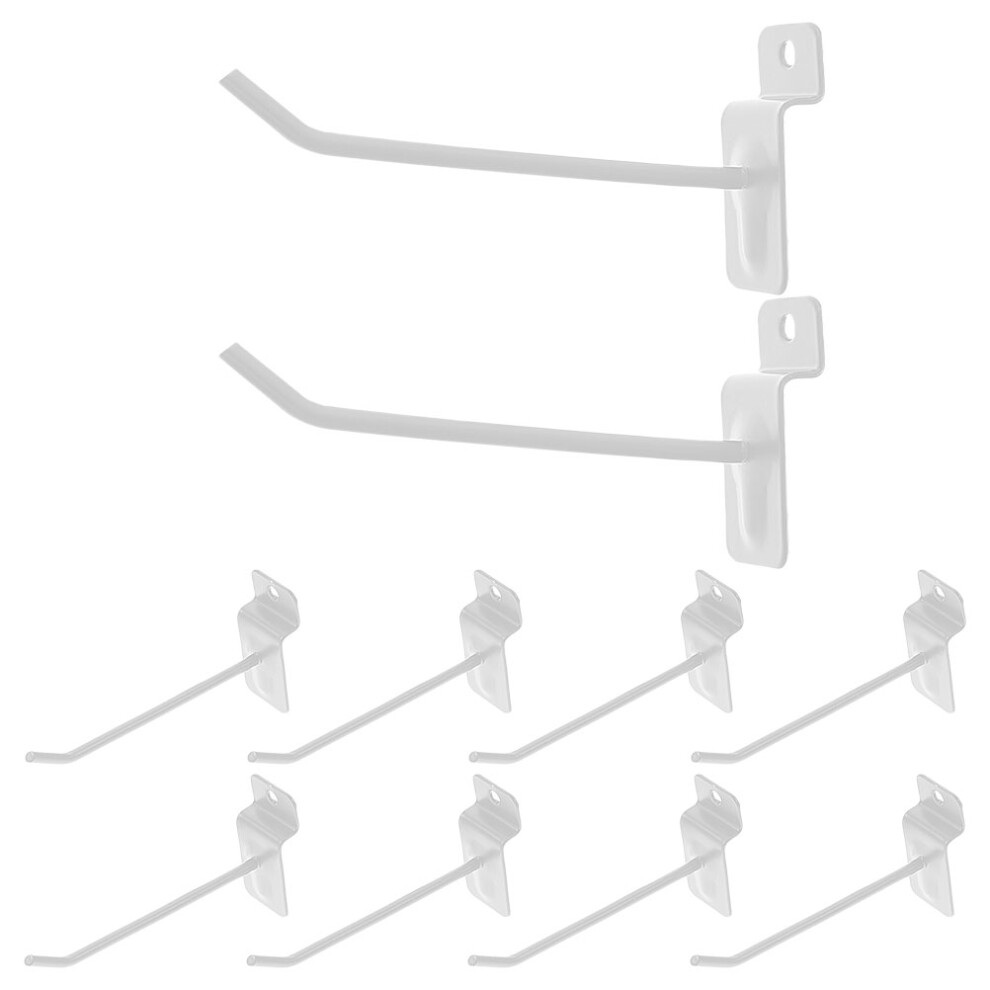 10 Pcs Supermarket Shelf Hook Peg Board Accessory Shelving Hooks-image-OPC-PK8V9FS-NEW