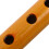 Beginner Bamboo Recorder For Playing Use Yellow 33cm 7