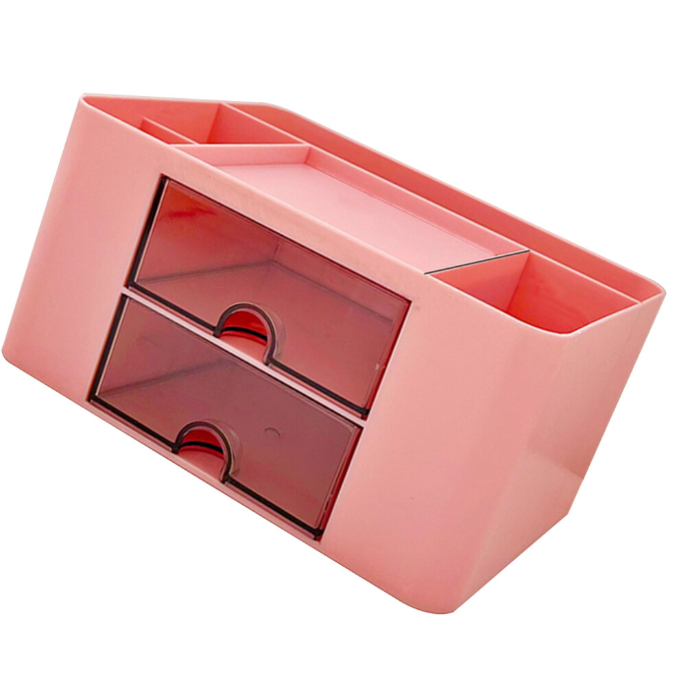 Desk Organizer Pink 1set 7.66x5.50x3.93in-image-OPC-PK8V9NR-NEW