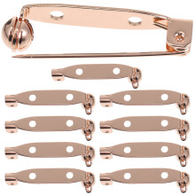 10 Pcs Brooch Accessories Secure Pin Locking Backs Safety Pins Making