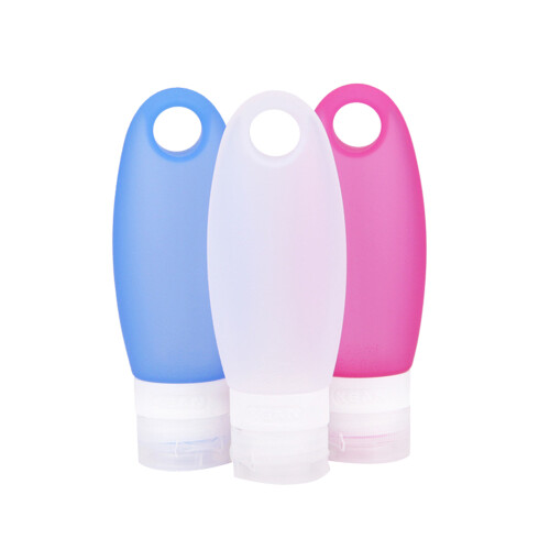 Shower Hanging Bottles Refillable Assorted Color 3pack